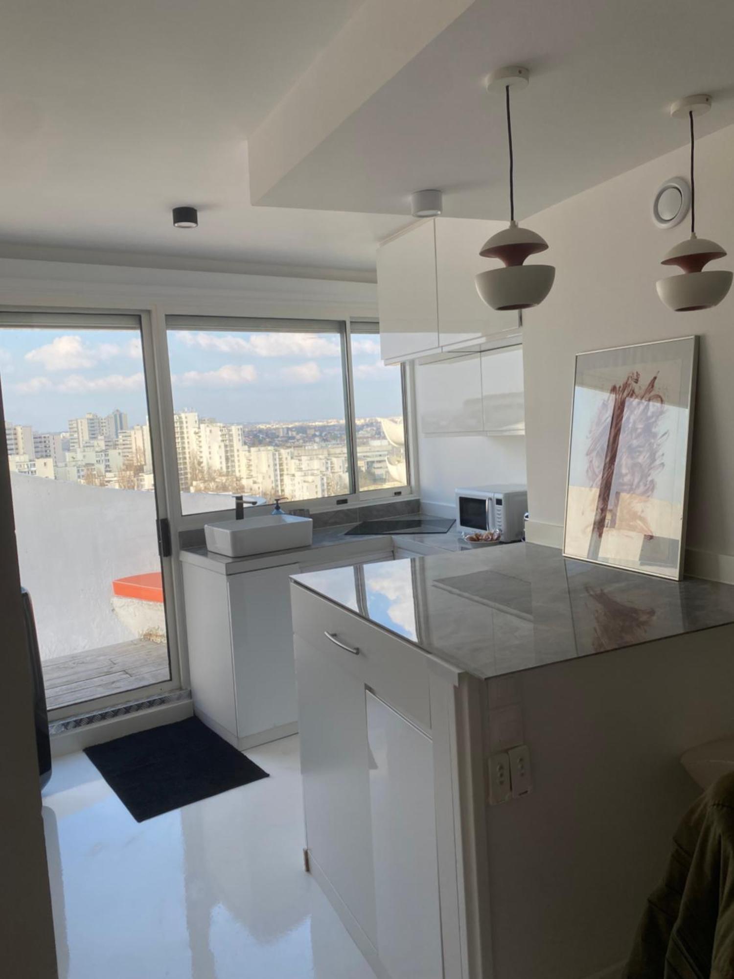 14Eme Et Der Etage "Arty" Avec 2 Chambres Et Vue Panoramique ! Créteil Exterior foto